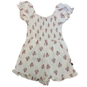 Modern Moments Floral Print Kids Romper
